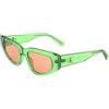 Calvin Klein Jeans occhiali da sole donna CKJ23603SF neon green 1 St