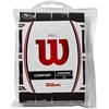 Wilson PRO Overgrip Comfort - Overgrip da Tennis, Confezione da 12, Colore: Nero