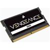 Corsair Memoria RAM - CORSAIR - Vengeance DDR5 - 16 GB 1x16 GB SODIMM - 4800 MHz - 1,1 V - Nero (CMSX16GX5M1A4800C40)