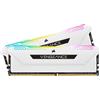 Corsair Memoria RAM - CORSAIR - Vengeance RGB Pro SL DDR4 - 32 GB 2x16 GB DIMM - 3200 MHz - 1,35 V - Bianco (CMH32GX4M2E3200C)