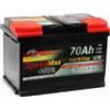 SPEED Batteria auto 70Ah AFB Speed Max Start&Stop 720A 12v L3 EFB Pronta all' Uso