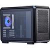 Cooler Master Case per PC da gaming Cooler Master MasterFrame 400 Mesh, colore nero, modello MF400M-KHNN-S00, compatibile con schede madri Micro-ATX e Mini-ITX