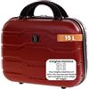 BERTOO Firenze - Collezione valigie da viaggio, Colore: rosso, S - 14 L