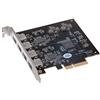 Sonnet Allegro Pro USB 3.2 PCIe Card (4x10Gb charging ports) - Scheda Audio PCIe