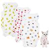 JSTHHTT 3 stück tuta per il recupero del gatto, body post operatorio gatto, body gatto post operatorio, gatto recupero camice per ferite addominali o malattie della pelle (taglia M, 2.5-3.5kg)