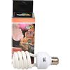 Lucky HERP Lampada UVA UVB 15.0, lampada CFL a penetrazione massima 26 W | Penetrazione massima 15,0 UVB, elevata perdita di filtrazione dello schermo, compatibile con prese a vite E27