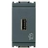 VIMAR IDEA UNITA' ALIMENTAZIONE USB 5V1,5A 1M GRIGIO 16292