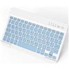 NEWCOO Tastiera Bluetooth per iPad Air/Pro/Mini/iPhone/Samsung/Lenovo/Huawei/Tablet, Ultra Sottile Ricaricabile, Layout QWERTZ, Portatile Senza Fili, Compatibile Windows, Android, iOS (239DE-L)