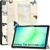 CoBak Cover per Samsung Galaxy Tab A11+ Plus 11 Pollici 2025/A9+ Plus 2023, Custodia in Pelle PU con Retro Trasparente, Smart Cover con Chiusura Magnetica e Multi-Angolo di Visione