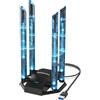 NEWFAST 1300Mbps Chiavetta WiFi per PC, 4 * 6dBi Antenna WiFi USB per PC | Dual Band 5GHz/2.4GHz, AC1300 Adattatore WiFi USB 3.0, Supporta Windows 11/10/8.1/8/7/XP (NF-U329)