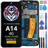 iYAiYO Schermo LCD Display Digitalizzatore Touch Screen Ricambio Compatibile con Samsung Galaxy A14 4G (MTK) SM-A145P, SM-A145R Schermo Completo con Cornice-Nero