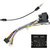 Hodozzy 52 Pin Adattatore Cavo Connettore ISO Convertitore Autoradio per VW Golf Passat Tiguan Polo Touran Skoda Seat con Linee di Controllo del Volante e Antenna Radio, Standard Adattatore ISO Cavo 52 Poli