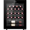 CANDY Cantinetta Vino 23 Bottiglie, Classe G, Nero | Maniglia Integrata, Connessa, Illuminazione LED, 37 dB, Temperatura Regolabile, App hOn, Silenziosa, CNWQ4G23G1IT