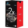 cardo FRC2X103 Cardo Freecom 2X Duo Interfono Impermeabile Bluetooth per 2 piloti Roma
