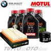 Motul - Hiflo Tagliando BMW S 1000 RR-XR 2020-2024 / Kit Olio Motul 7100 5W40 Filtri S1000