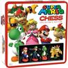 USAopoly Super Mario Chess Set | 32 Custom Sculpt Chess Pieces Including Iconic Characters - Mario; Luigi; Peach; Toad; Bowser | Super Mario Themed Chess Game