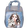 Depesche TOPModel Wolf 13154 - Zaino con motivo a stelle e glitter
