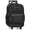 Pepe Jeans Eloise Zaino Compatto a 2 Ruote Laptop 15,6 Pollici Nero 32x43x21 cm Poliestere 28,9L by Joumma Bags