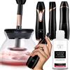KLEEM ORGANICS Pulitore Pennelli Make Up Professionale Elettrico - per una Pulizia Perfetta di Pennelli da Trucco di Tutte le Dimensioni. In 30 Secondi il tuo Set Pennelli Make Up Sarà Pulito e Asciutto