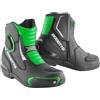 Bogotto Cartagena Stivali da moto traforati, nero/verde, 41
