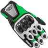 Berik Namib Guanti moto, nero/bianco/verde, S