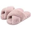 Fadezar Pantofole Peluche Donna Ciabatte da Casa Comode Invernali Moda Scarpe Sandali Slippers