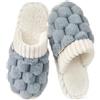 Misolin Pantofole Donna Invernali Pelose Ciabatte da Casa with Memory Foam | Morbide e Comode, Fodera in Peluche Calda, Suola Antiscivolo, Tutte le Stagioni, Interno/Esterno