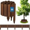 KOTARBAU® Staccionata in Legno per Giardino - 200 x 20 cm - Recinzione Giardino Esterno in Legno - Marrone - Steccato