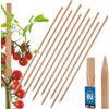 KOTARBAU® 10 Pezzi Pali in Legno - 80 cm - Pali per Pomodori - Legno di Faggio - Naturale - Tutore per Piante - Bastoni per Pomodori - Stecche per Piante - Robusti