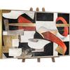 YS-Art Quadro Astratto Geometrico Dipinto a Mano in Acrilico, Arte Moderna