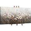 YS-Art Quadro Dipinto a Mano Originale - Margherita Floreale Astratta