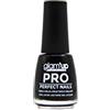 GLAM UP Glam'Up Paris - Smalto per unghie XL Pro, professionale, ad asciugatura rapida, ad alta copertura, a lunga tenuta, pennello ultra grande, effetto gel, 18 ml, n. 410, nero