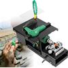 Generic 1950w Rock Lapidary Polisher Benchtop Polisher Jade Lucidatrice per fai da te Gioielli in legno Benchtop Lucidatrice, con albero flessibile da 5 m/Tubo dell'acqua universale