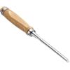 sourcing map Scalpello per legno 6 mm / 1/4 scalpelli piatto per intaglio | Lama in acciaio al carbonio, strumenti manuali per la lavorazione del legno con manico in legno per falegnameria