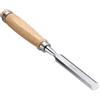 sourcing map Scalpello per legno 16 mm / 5/8 scalpelli piatto intaglio | Lama in acciaio al carbonio, strumenti manuali per la lavorazione del legno con manico in legno per falegnameria