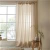 Pineapple Elephant Zanzibar - Tenda a pannello in voile a righe, 140 x 183 cm, colore: Naturale