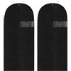 Vicloon Borsa Porta Abiti da Viaggio, 2 Pezzi Copriabiti Antipolvere 120 * 60cm, Tessuto non Tessuto Abbigliamento Copre per Abiti con Cerniera, Lavabile e Riutilizzabile, per Vestito, Cappotto lungo