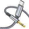 Azddur Cavo da USB C a AUX da 3,5 mm per iPhone 15/15Pro (Grigio)