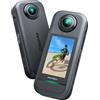 AKASO Action Cam 360° in 5.7K Foto 72MP Doppio Sensore da 1/2 48MP 360° Horizon