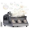 Xelletye Macchina per Bolle di Fumo da 1500W con Telecomando 18 LED RGB d mx512 Supporta