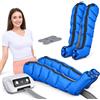 Generico Pressoterapia per Casa Linfodrenaggio Gambe, 6 Camere (Blu, 2 Gambe) | Gambali Pressoterapia Linfodrenaggio Professionale Gambe e Addome Braccia, Lymphatic Drainage, 5-30 min, 30-240 mmHg
