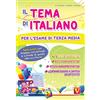Vestigium Il tema di italiano per l'esame di terza media. Temi svolti con mappe concettuali e schede di guida alla scrittura
