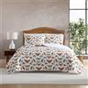 Eddie Bauer Biancheria da letto super morbida con federa abbinata, liscia e traspirante, essenziale per la casa classica, Wilford Butterfly Beige, Full/Queen