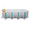 Intex Piscina Rettangolare Prisma Frame (400x200x122cm) Art. 26770 - Prisma Frame (400x200x122cm)