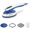 Polti Vaporella Vertical Styler GSM20, Stiratrice Verticale Portatile, Potenza 1000 W, Riscaldamento Rapido in 45 Secondi, Leggera e Compatta, per Tutti i Capi ed i Tessili di Casa, Bianco e Blu