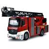 Amewi Mercedes-Benz Autopompa con Scala Girevole 1:18 RTR, Veicolo con Licenza, Rosso/Bianco RC telecomandato