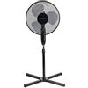 TROTEC TVE 17 S ventilatore a piantana silenzioso, 40 W, nero | Diametro 40 cm, oscillazione 80°, 3 velocità, altezza regolabile e funzionamento silenzioso