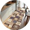 YUEAENK Tappeto Cucina Lavabile 50 x 250 cm Tappeto Runner Corridoio | Antiscivolo Tappeto antiscivolo, lavabile in lavatrice Corridoio Tapette Camera da Letto Scendiletto Cameretta