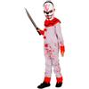 Rubies Costume halloween da pagliaccio insanguinato con vestito bianco bambino