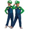 SUPER MARIO BROTHERS Costume di luigi per bambini